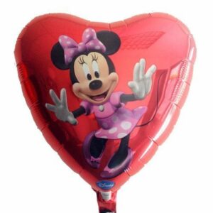 Palloncino Mylar Cuore Minnie 45 cm