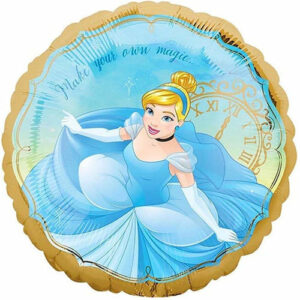 Palloncino Mylar 43 cm Principessa Disney Cenerentola Oro