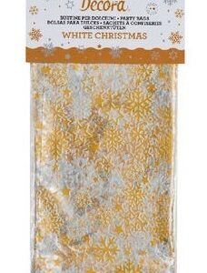 Sacchetti per Alimenti 12,5+3x24cm White Christmas 20 pz *