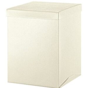 Maxi Box in Cartoncino 34,5×34,5×50 cm Pelle Bianco *