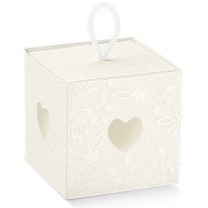 Scatolina Harmony Bianca 8x8x8 cm 10 Pz *