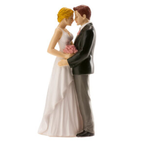 Cake Topper Matrimonio – Sposi che si Abbracciano