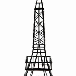 Torre Eiffel in metallo Nera 10 x 10 x 28.5 cm *