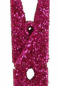 6 Mollette Glitterate Fucsia *