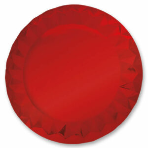 Sottopiatti Diamant 32 cm Rosso Metal 5 pz