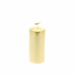 Candela Cilindro 15×7 cm Oro Metallizzato*