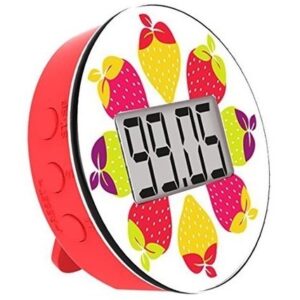 Timer da Cucina Digitale 7 cm – decoro Fragole *