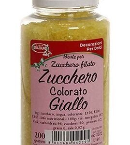 Zucchero Colorato Giallo 200 grammi *