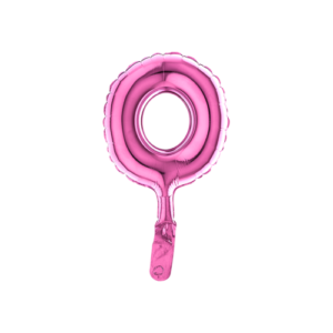 Palloncino Mylar Micro 18 cm Fuxia Lettera O*