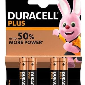 Batterie Duracell Plus Power Mini Stilo AAA 4 pz