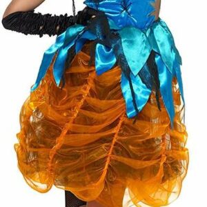 Costume Donna Killerella Arancio e Blu Taglia S*