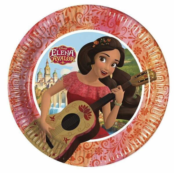 Piatti in carta 19,5 cm Elena di Avalor 8 pz*