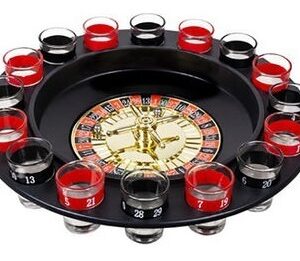 Roulette da Tavolo con Bicchieri in Vetro *