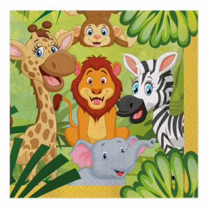 Tovaglioli 33×33 cm Jungle 20 pz *