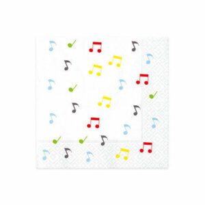 Tovaglioli 33×33 cm Music Party 20 pz*