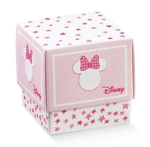 Scatolino in Cartoncino Fleur 5×5 cm altezza 5 cm Minnie Stars 10 pz *