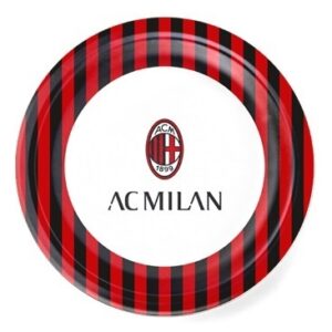 Piatto 18 cm Ufficiale Milan 8 pz *