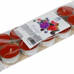 Blister Tealight Profumato Frutti di Bosco 10 pezzi *