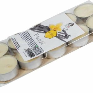 Blister Tealight Profumato Vaniglia 10 pezzi *