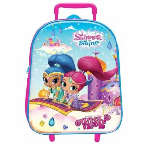 Trolley Zaino Asilo 3D con manico orientabile Shimmer & Shine