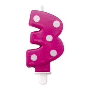 CANDELA n. 3 POIS FUCSIA *