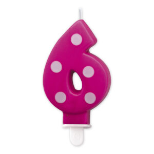 CANDELA n. 6 POIS FUCSIA *