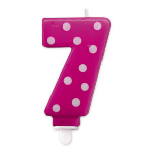 CANDELA n. 7 POIS FUCSIA *