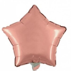 Palloncino Mylar 9” 23 cm Stella Rosa Antico *