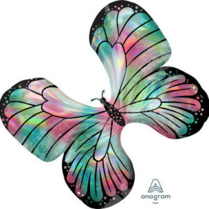 Palloncino Super Shape Farfalla Iridescente 76×66 cm