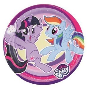 Piatti in carta 18 cm Fantasia My Little Pony 8 pz