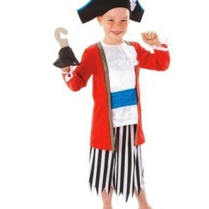 Costume Carnevale Bambino Capitan Uncino 3/5 Anni