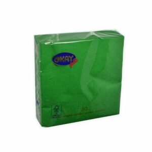 TOVAGLIOLI 25X25 VERDE SMERALDO 50 pz *