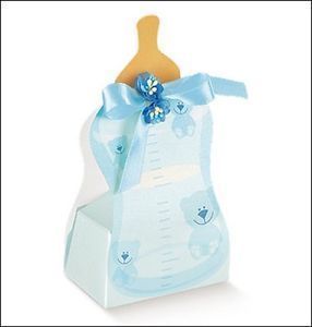 BIBERON FIORI BABY BOY AZZURRO*