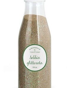 Bottiglia con Sabbia Glitter Naturale 950 gr*