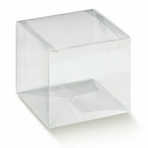 Scatola Automatica Trasparente Pvc 10x10x12 cm 10 Pz*