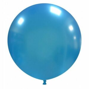 5 Palloncini in lattice Blu Chiaro Metal 19″ 48 cm *