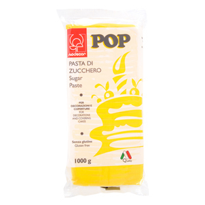 Pasta di Zucchero Pop Giallo Sole 1 Kg