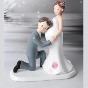 CAKE TOPPER SPOSI DOLCE ATTESA *