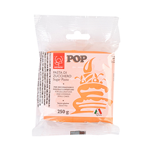 Pasta di Zucchero Pop Arancio 250 gr