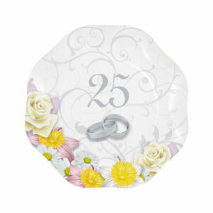 PIATTI 18 CM 25° ANNIVERSARIO 10 pz *