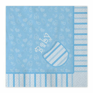 TOVAGLIOLI 33×33 cm BABY BOY 16 pz*