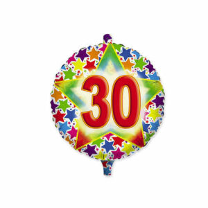 PALLONCINO MYLAR 45 cm  30° COMPLEANNO *