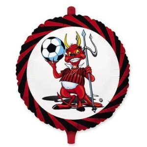 PALLONCINO MYLAR 45 cm DIABLOTTO ROSSONERO *