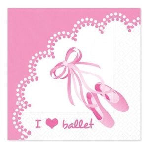 TOVAGLIOLI 33×33 cm I LOVE BALLET 20 pz *