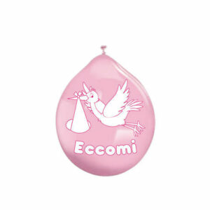 PALLONCINI MEDIUM ECCOMI ROSA 20 pz *