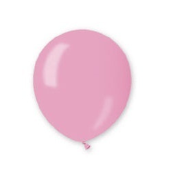 PALLONCINI in LATTICE METAL 5” ROSA 100 pz *