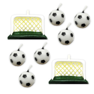 CANDELINA PALLONE CALCIO + PORTE 6+2 pz *