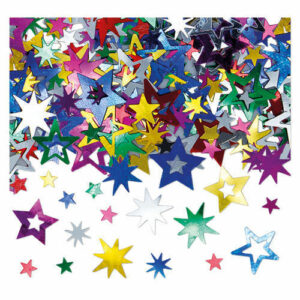 CONFETTI 15 gr STELLE ASSORTITI*