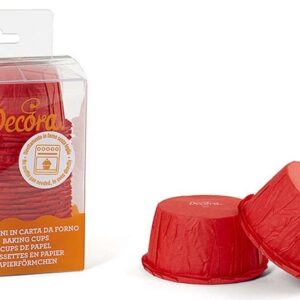 Pirottini Muffin Increspati 55×35 mm Rosso 25 pz *