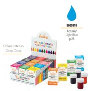 Decora Gel Colorante 28 grammi Azzurro *